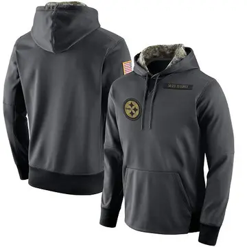 Pittsburgh Steelers Women's Nike Salute to Service (STS) Therma Hoodie