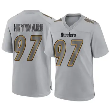 Men's Pittsburgh Steelers Cameron Heyward Gray Game Atmosphere Fashion Jersey