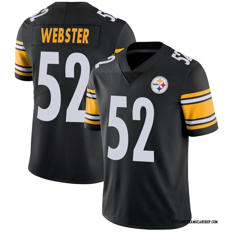 Men's Pittsburgh Steelers Mike Webster Black Limited Team Color Vapor ...