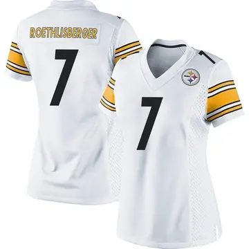 Women's Pittsburgh Steelers Ben Roethlisberger Nike White Game Jersey