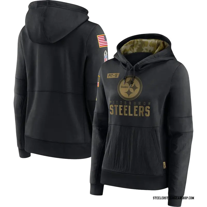 Women's Pittsburgh Steelers Black 2020 Salute to Service 