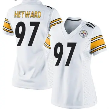 Women's Pittsburgh Steelers Cameron Heyward White Game Jersey By Nike