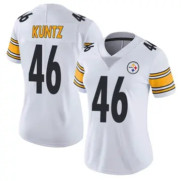 Christian Kuntz Pittsburgh Steelers Women's Backer V-Neck T-Shirt - Ash