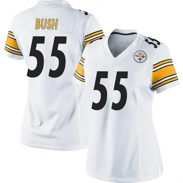 Devin Bush #55 Men's Nike Replica Away Jersey