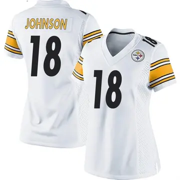 Nike Men's Pittsburgh Steelers Diontae Johnson #18 Black Game Jersey