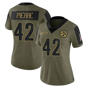 James Pierre Pittsburgh Steelers Nike Women's Team Game Jersey - Black