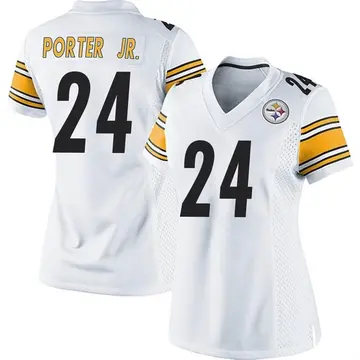 Women's Pittsburgh Steelers Joey Porter Jr. White Game Jersey By Nike