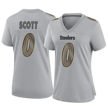 Josiah Scott Women's Nike Black Pittsburgh Steelers Custom Game Jersey