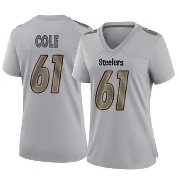 Men's Pittsburgh Steelers Mason Cole Nike Black Game Player Jersey