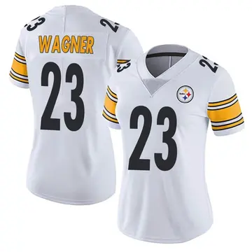 Women's Pittsburgh Steelers Mike Wagner White Limited Vapor Untouchable Jersey By Nike