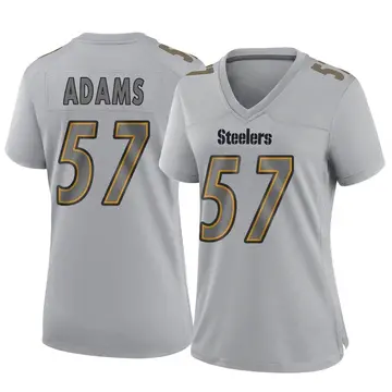 Pittsburgh Steelers #57 Montravius Adams Game Used Color Rush Jersey vs  Cincinnati Bengals 11.20.22