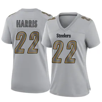 9819 MENS Pittsburgh Steelers NAJEE HARRIS Football Jersey Shirt BLACK New