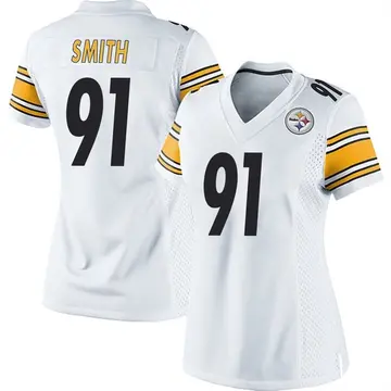 Women's Pittsburgh Steelers Preston Smith White Game Jersey By Nike