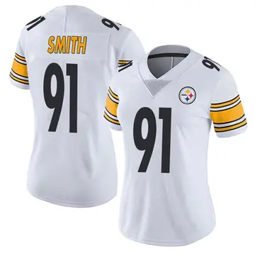 Women's Pittsburgh Steelers Preston Smith White Limited Vapor Untouchable Jersey By Nike