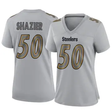 xjpgkd Ryan Shazier #50 Steelers Rugby Jersey, American Football Jersey,  Breathable Short Sleeve Top for Men, White_XX-Large : : Fashion