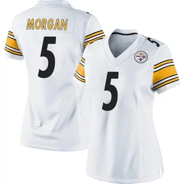 Women's Pittsburgh Steelers Tanner Morgan White Game Jersey By Nike