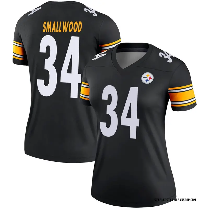 Women's Pittsburgh Steelers Wendell Smallwood Black Legend Jersey By Nike