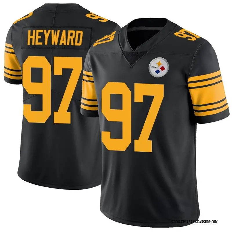 Youth Pittsburgh Steelers Cameron Heyward Black Limited Color Rush ...