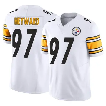 Youth Pittsburgh Steelers Cameron Heyward White Limited Vapor F.U.S.E. Jersey By Nike