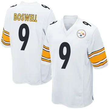 Youth Pittsburgh Steelers Chris Boswell White Game Jersey By Nike