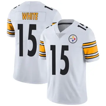 Cody White Pittsburgh Steelers Men's Legend White Black Color Rush T-Shirt