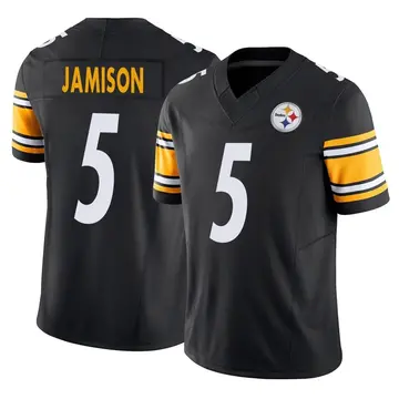 Youth Pittsburgh Steelers D'Shawn Jamison Black Limited Vapor F.U.S.E. Jersey By Nike