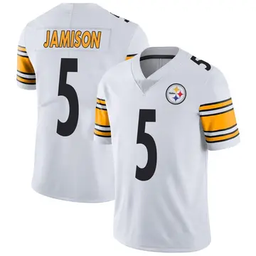 Youth Pittsburgh Steelers D'Shawn Jamison White Limited Vapor Untouchable Jersey By Nike