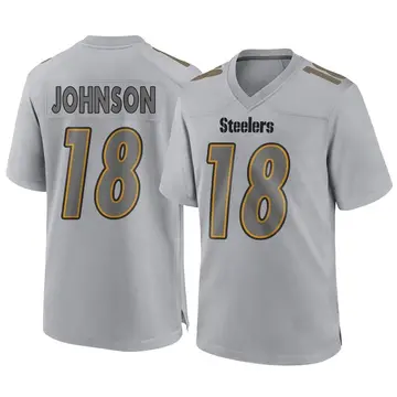 Nike Men's Pittsburgh Steelers Diontae Johnson #18 Black Game Jersey