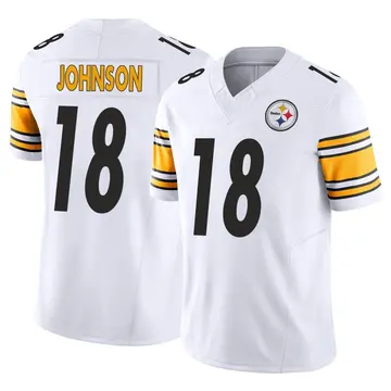 DIONTAE JOHNSON #18 PITTSBURGH STEELERS HOME AUTHENTIC NIKE FOOTBALL JERSEY  48