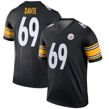 Youth Pittsburgh Steelers Domenique Davis Black Legend Jersey By Nike