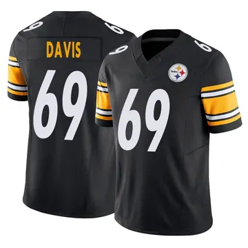 Youth Pittsburgh Steelers Domenique Davis Black Limited Vapor F.U.S.E. Jersey By Nike