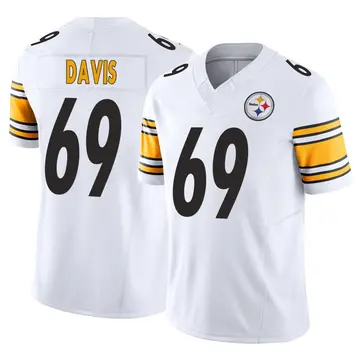 Youth Pittsburgh Steelers Domenique Davis White Limited Vapor F.U.S.E. Jersey By Nike