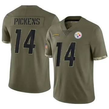 Unsigned George Pickens Jersey #14 Pittsburgh Custom Stitched