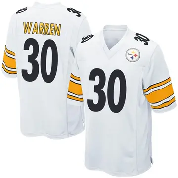 Youth Pittsburgh Steelers Jaylen Warren White Game Jersey By Nike