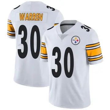 Youth Pittsburgh Steelers Jaylen Warren White Limited Vapor Untouchable Jersey By Nike