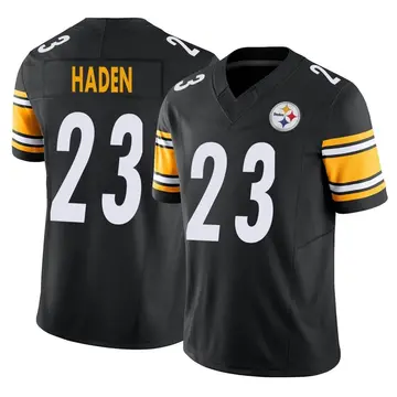 Youth Pittsburgh Steelers Joe Haden Black Limited Vapor F.U.S.E. Jersey By Nike