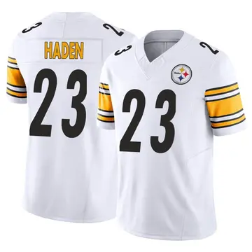 Youth Pittsburgh Steelers Joe Haden White Limited Vapor F.U.S.E. Jersey By Nike