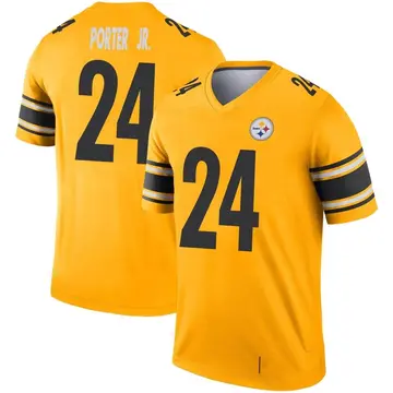 Youth Pittsburgh Steelers Joey Porter Jr. Gold Legend Inverted Jersey By Nike