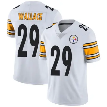 Levi Wallace Pittsburgh Steelers Youth Black Name & Number Logo T-Shirt 