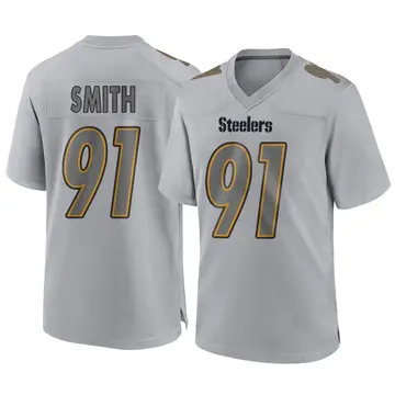 Youth Pittsburgh Steelers Preston Smith Gray Game Atmosphere Fashion Jersey By Nike