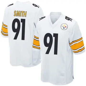 Youth Pittsburgh Steelers Preston Smith White Game Jersey By Nike