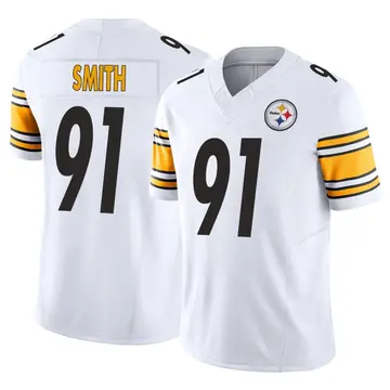 Youth Pittsburgh Steelers Preston Smith White Limited Vapor F.U.S.E. Jersey By Nike