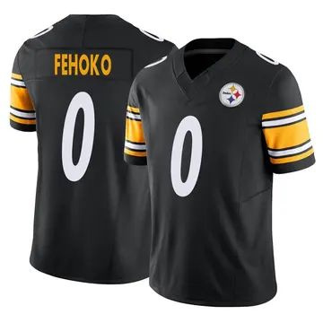 Simi Fehoko Pittsburgh Steelers Women's Legend Olive Salute to Service  Scoop Neck T-Shirt