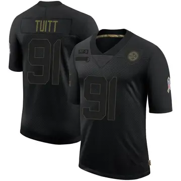 Nike Steelers #91 Stephon Tuitt Green Youth Stitched NFL Limited