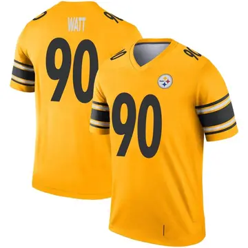 Nike Men's Pittsburgh Steelers T.J. Watt #99 Atmosphere Grey Game Jersey