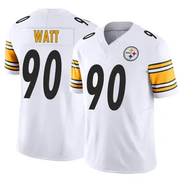 Nike Men's Pittsburgh Steelers T.J. Watt #99 Atmosphere Grey Game Jersey