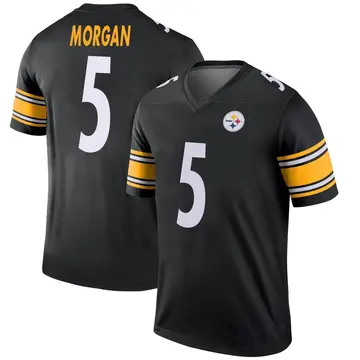 Youth Pittsburgh Steelers Tanner Morgan Black Legend Jersey By Nike