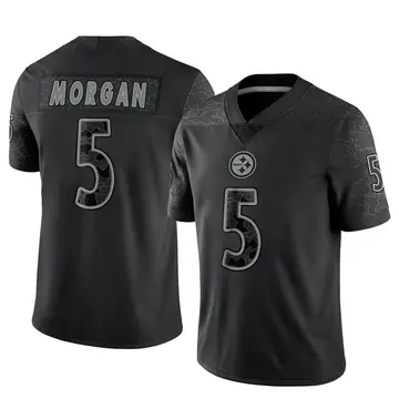 Youth Pittsburgh Steelers Tanner Morgan Black Limited Reflective Jersey By Nike