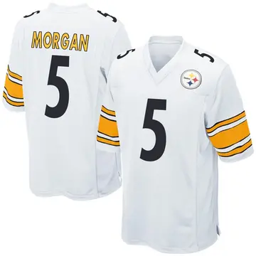 Youth Pittsburgh Steelers Tanner Morgan White Game Jersey By Nike